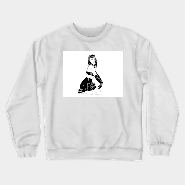 Pin up babe Crewneck Sweatshirt by marissafv